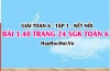 Bài 1.40 SGK Toán 6 tập 1 Kết nối tri thức